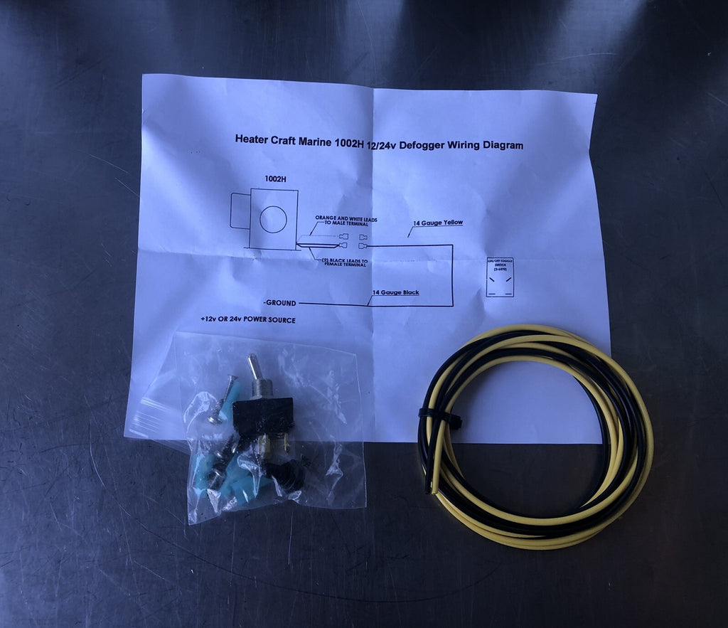 Heater Craft Marine 1002H Toggle Switch W/ Wire & Diagram NEW!! FREE SHIPPING!!
