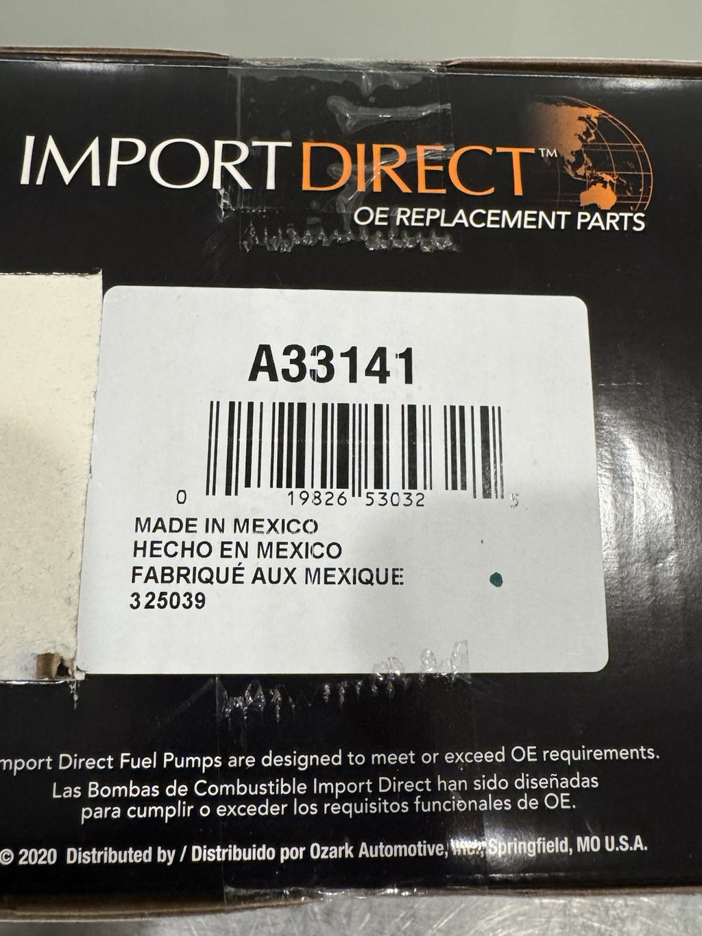 Import Direct A33141 Fuel Pump Module Assembly Toyota NEW IN BOX! SHIPS FREE!