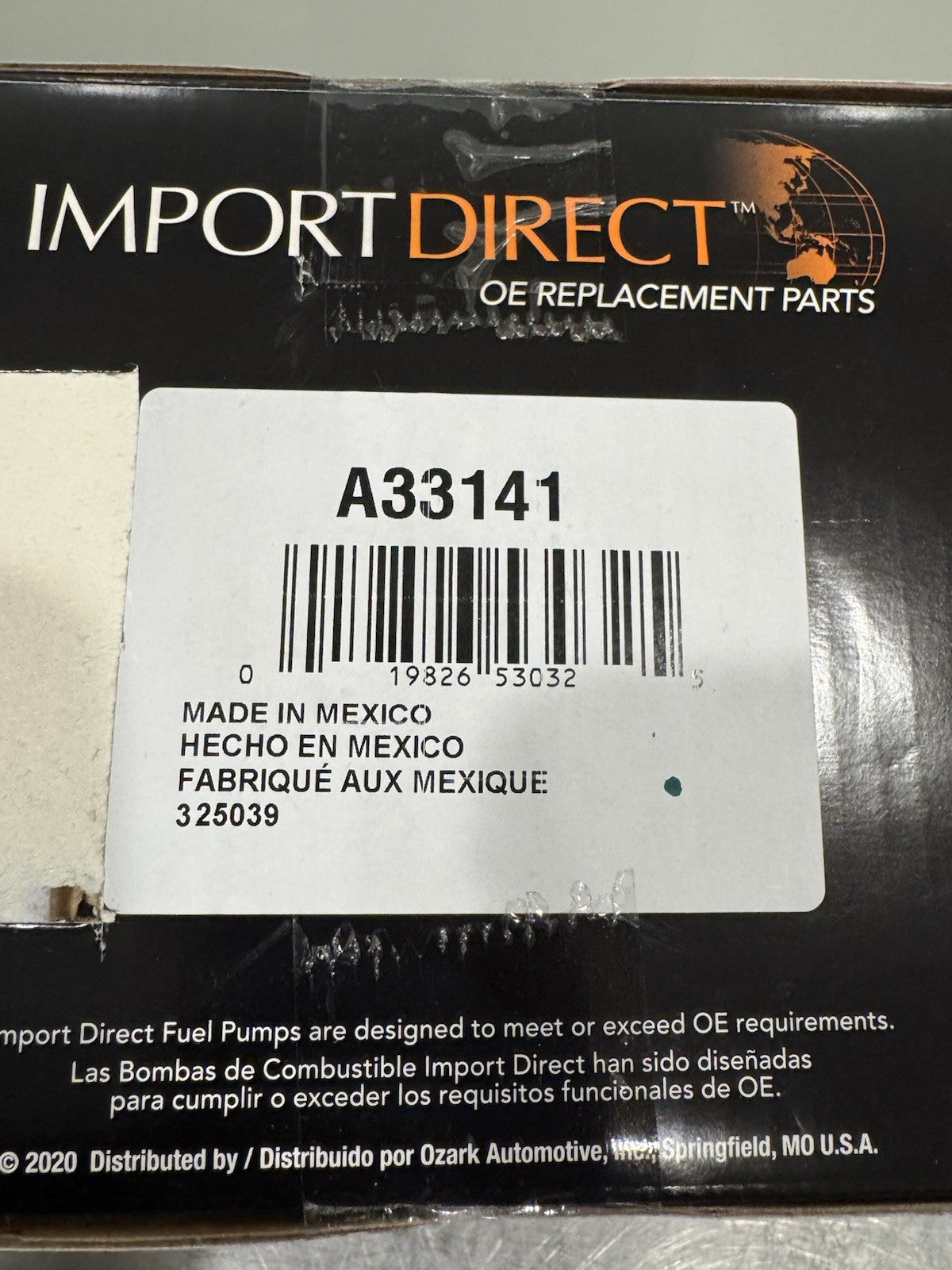 Import Direct A33141 Fuel Pump Module Assembly Toyota NEW IN BOX! SHIPS FREE!