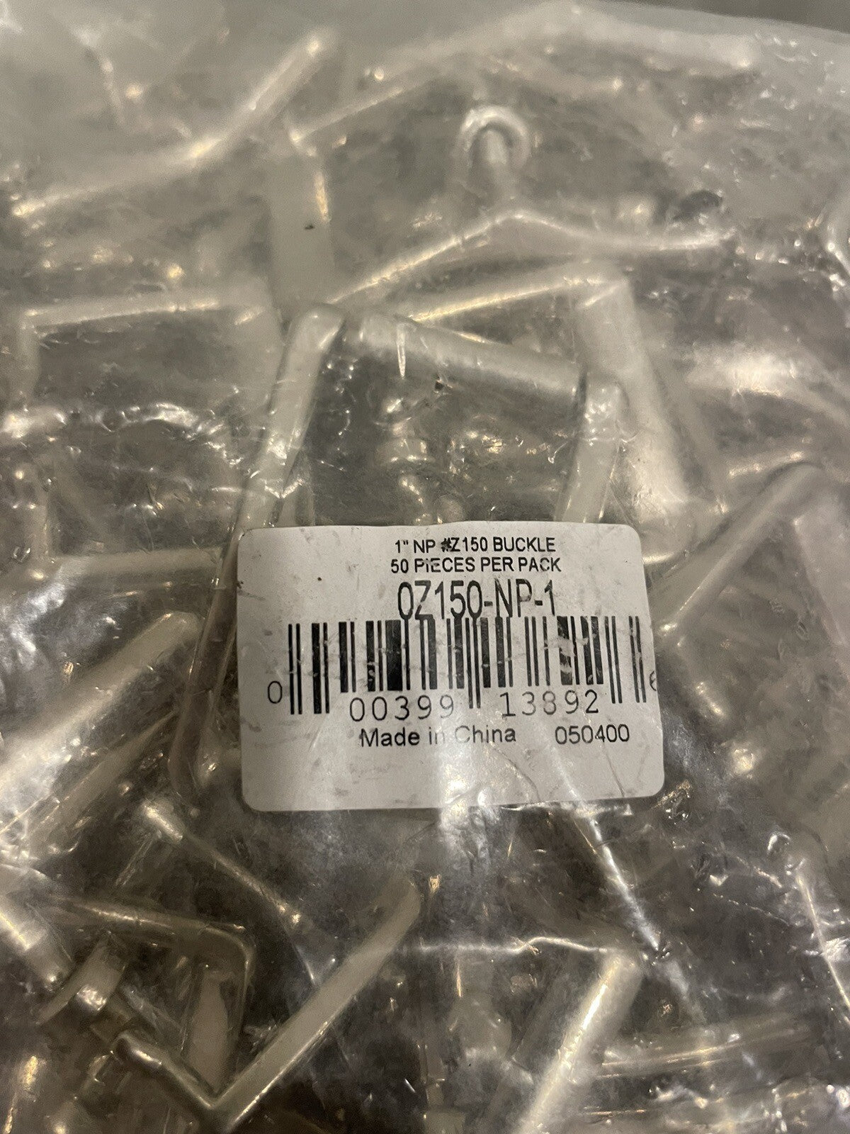 0Z150-NP-1 Buckle 1” NP Z150 Nickel Plated 50 PACK NEW! FREE SHIPPING