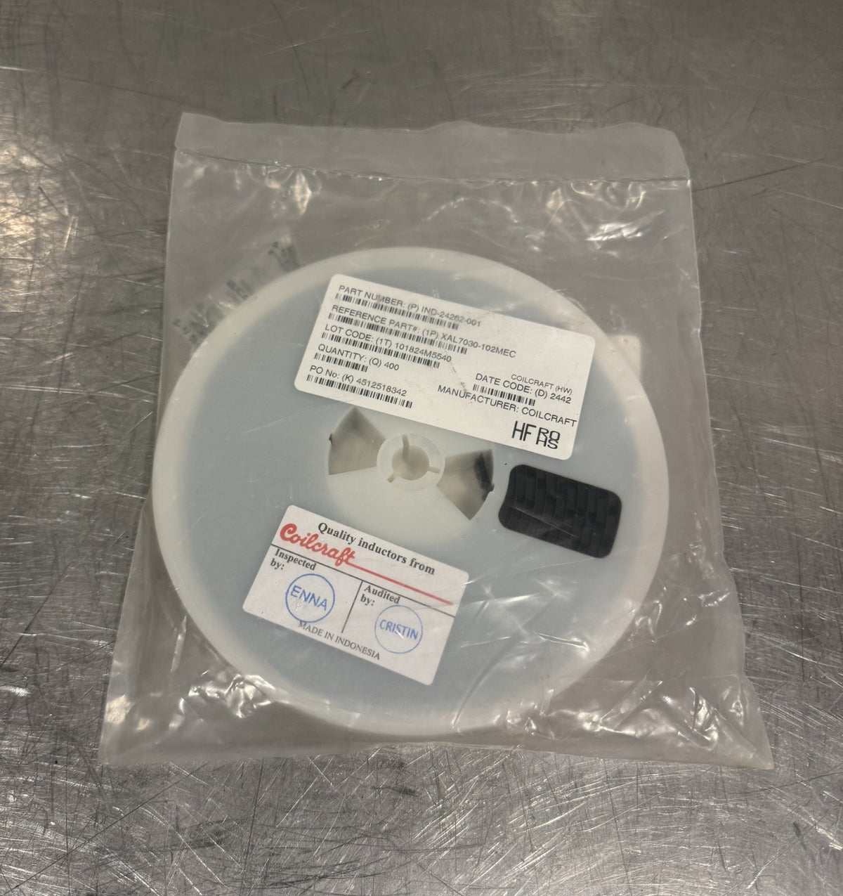 Coilcraft XAL7030-102MEC Inductor IND-24262-001 400 PACK NEW! FREE SHIPPING!