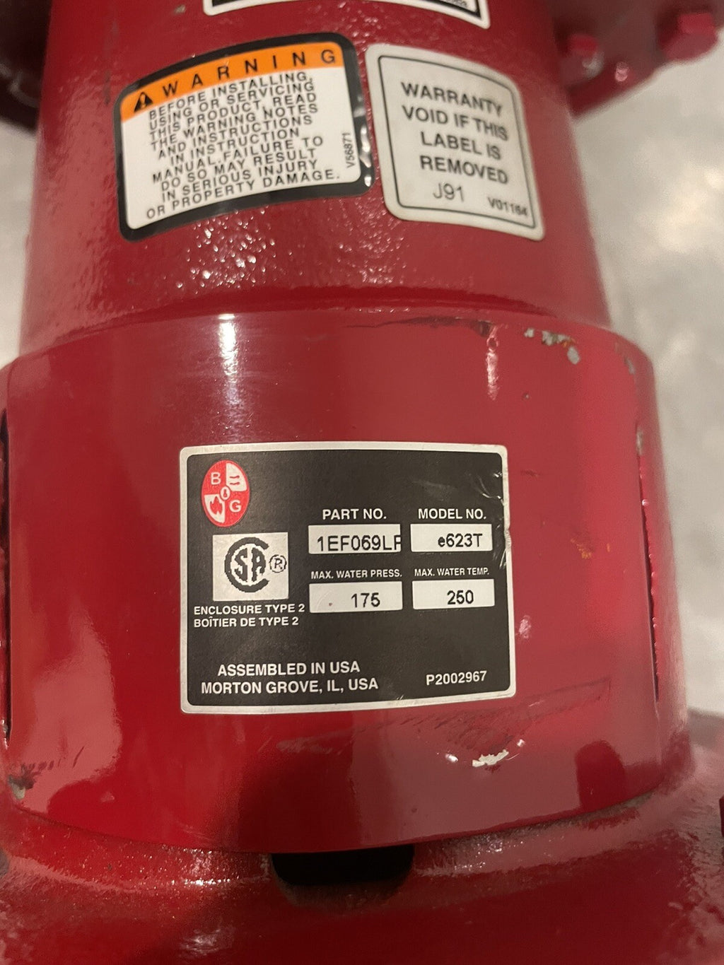 Bell & Gossett 1EF069LF Pump Assembly E-60 NEW! FREE SHIPPING!