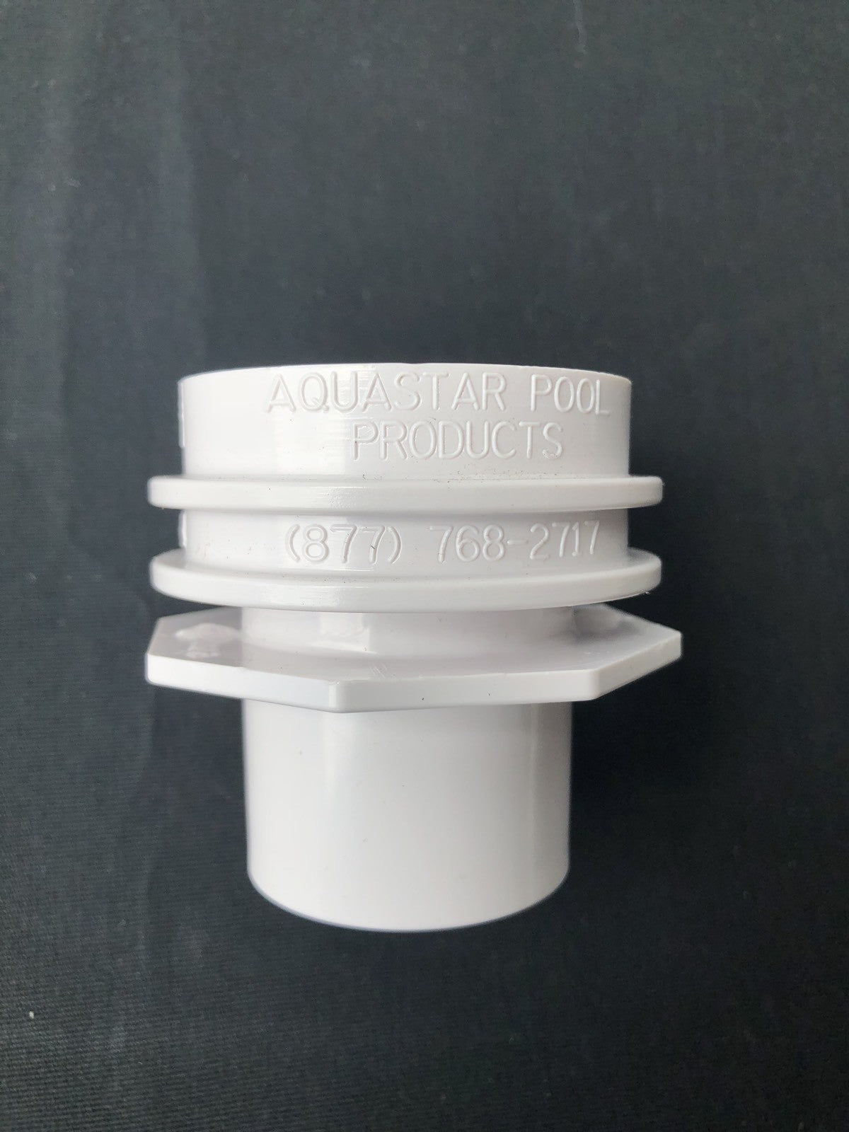 Aquastar 300-308 White 1-1/2" Pool Flush Mount Return Fitting  NEW