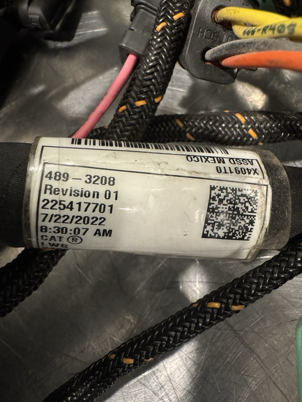 Caterpillar 489-3208 Chassis Wire Harness CAT Wheel Loader 980L 982M 980M NEW!