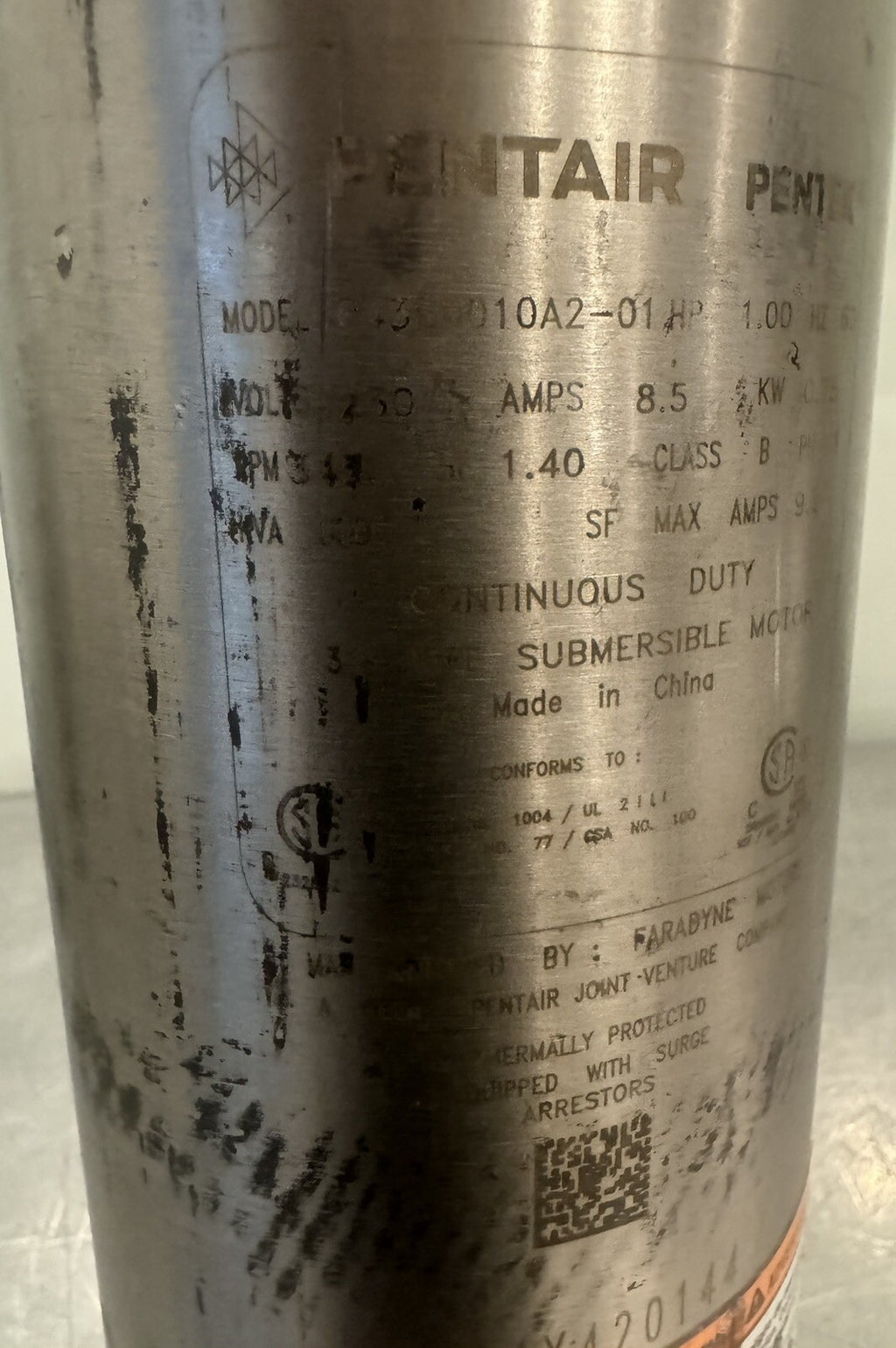 Pentair S20P4HS10231-02 Submersible Pump 20 GPM 3 Wire NEW! FREE SHIPPING!