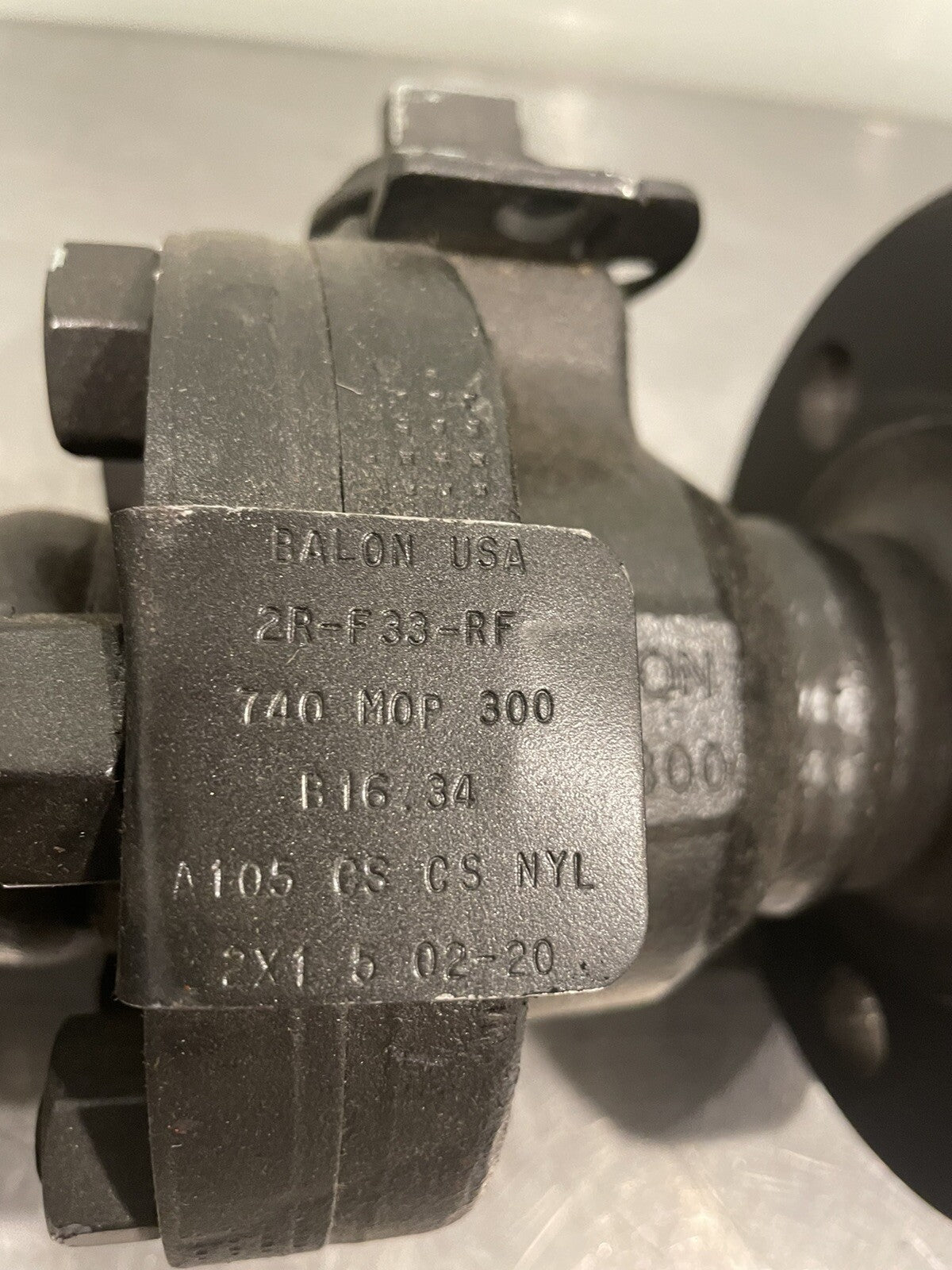 Balon 2R-F33-RF 2” Ball Valve B16.34 740 MOP 300 NO HANDLE NEW! FREE SHIPPING!