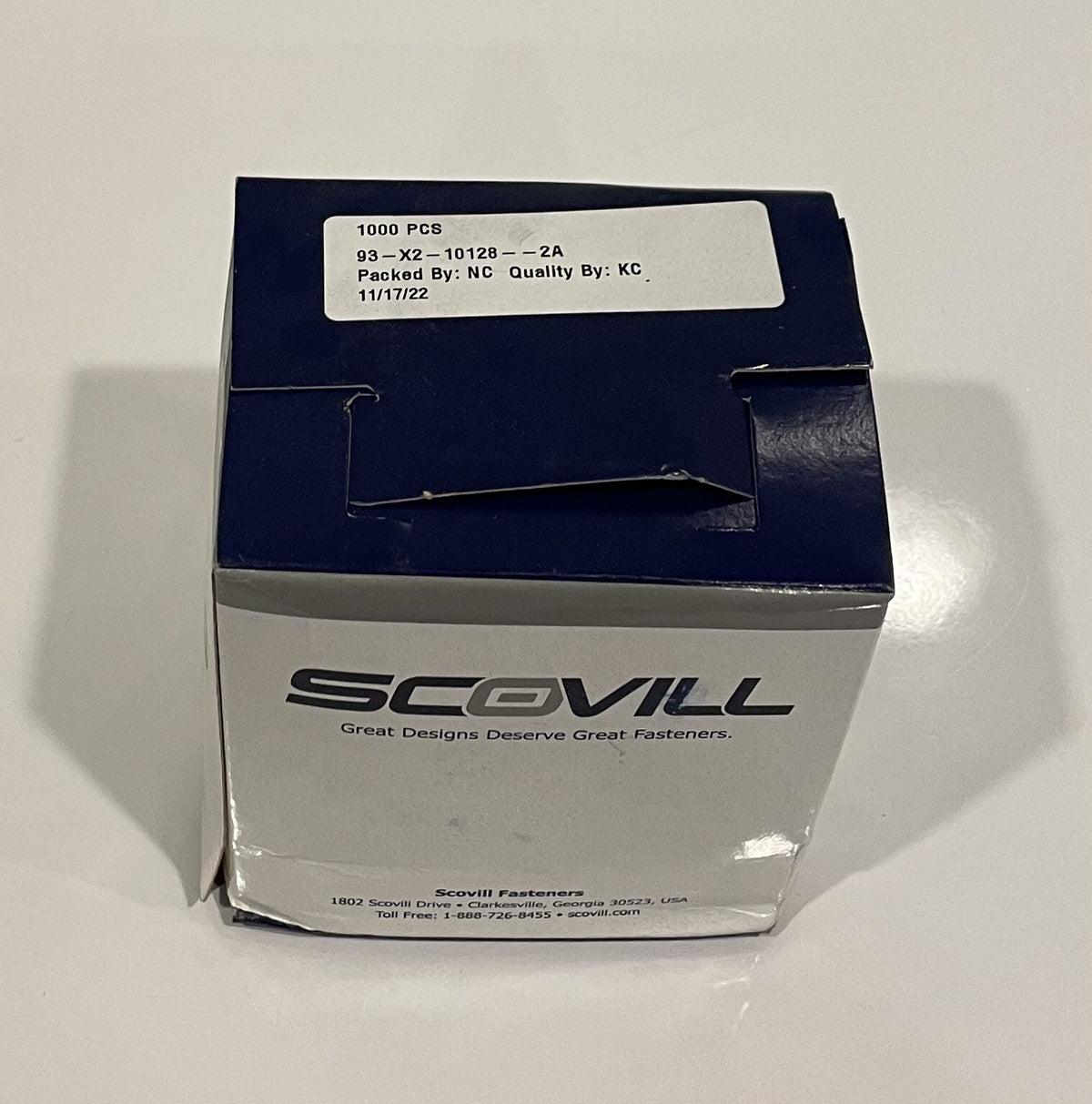 Scovill 93-X2-10128-2A Durable Cap 1000 PACK Fabric Fastener NEW! FREE SHIPPING!