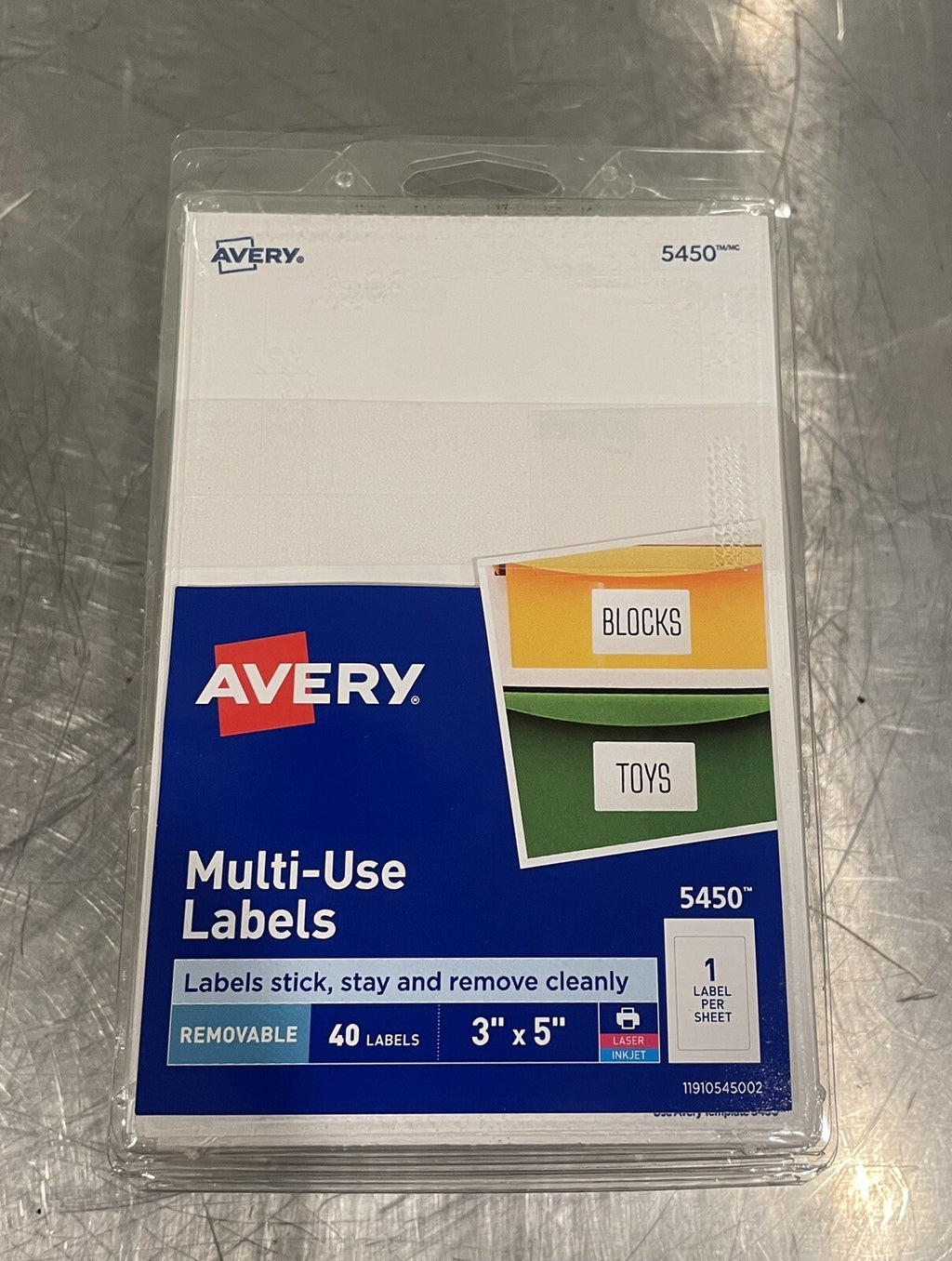 Avery 5450 Print Or Write Labels 3” X 5” 40 PACK NEW! SHIPS FREE!
