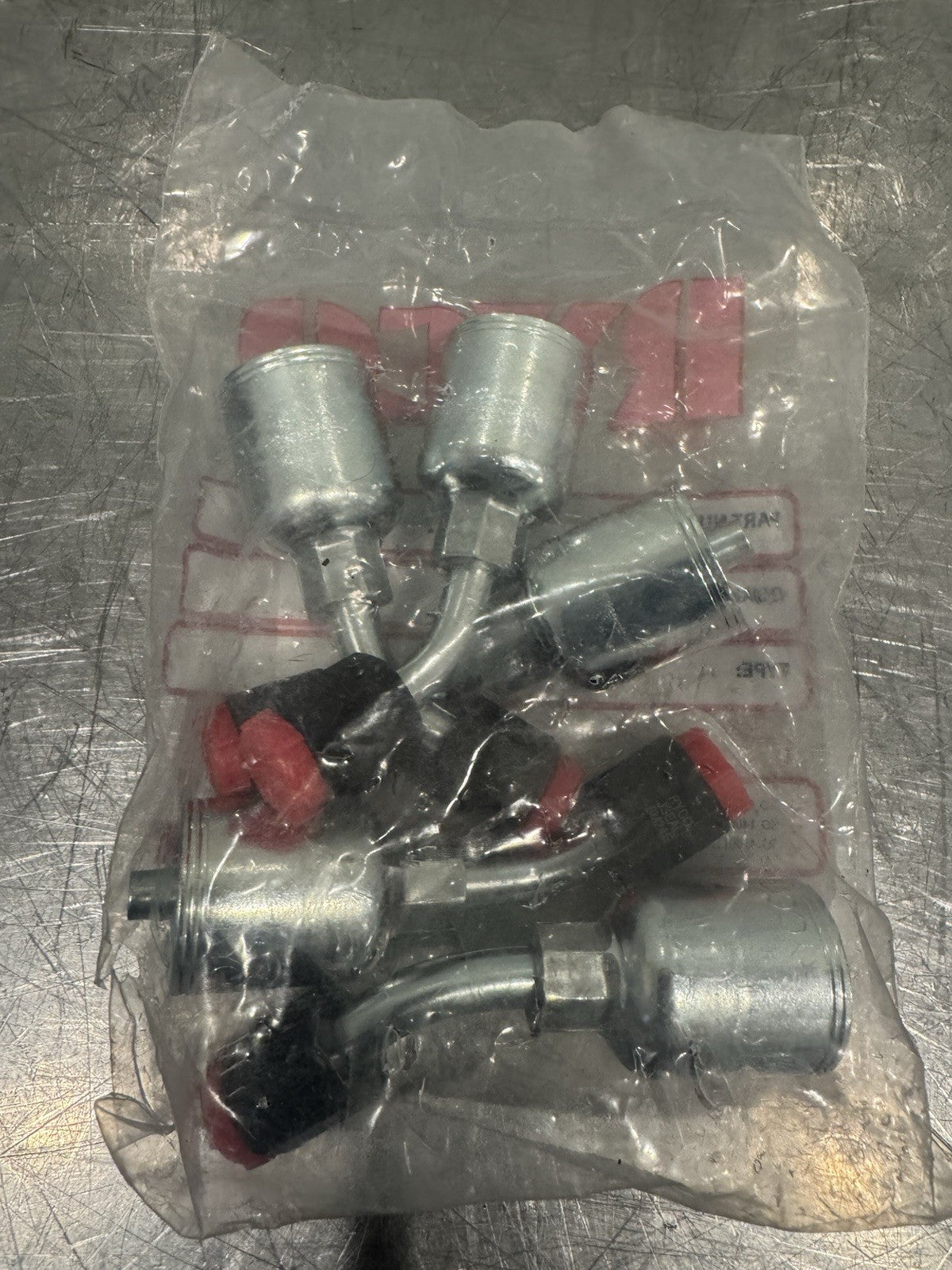 Ryco T2250-0407 Hydraulic Fittings 5 PACK Crimp X Thread NEW! FREE SHIPPING!