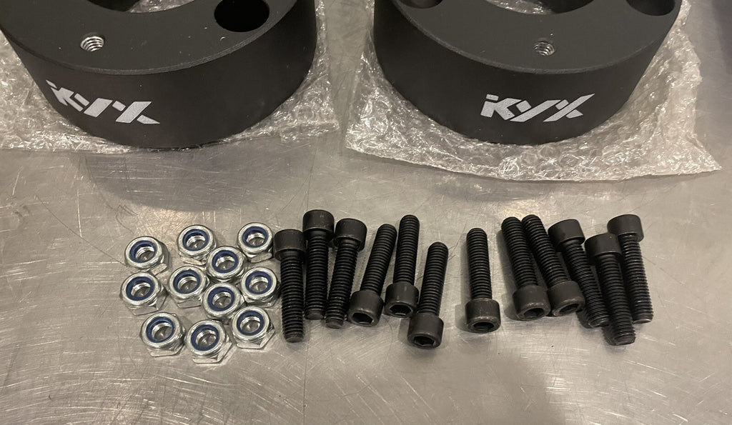 KYX 2” Hub Spacer Kit 4PC GMC Sierra Chevy Silverado Front Level Kit NEW!