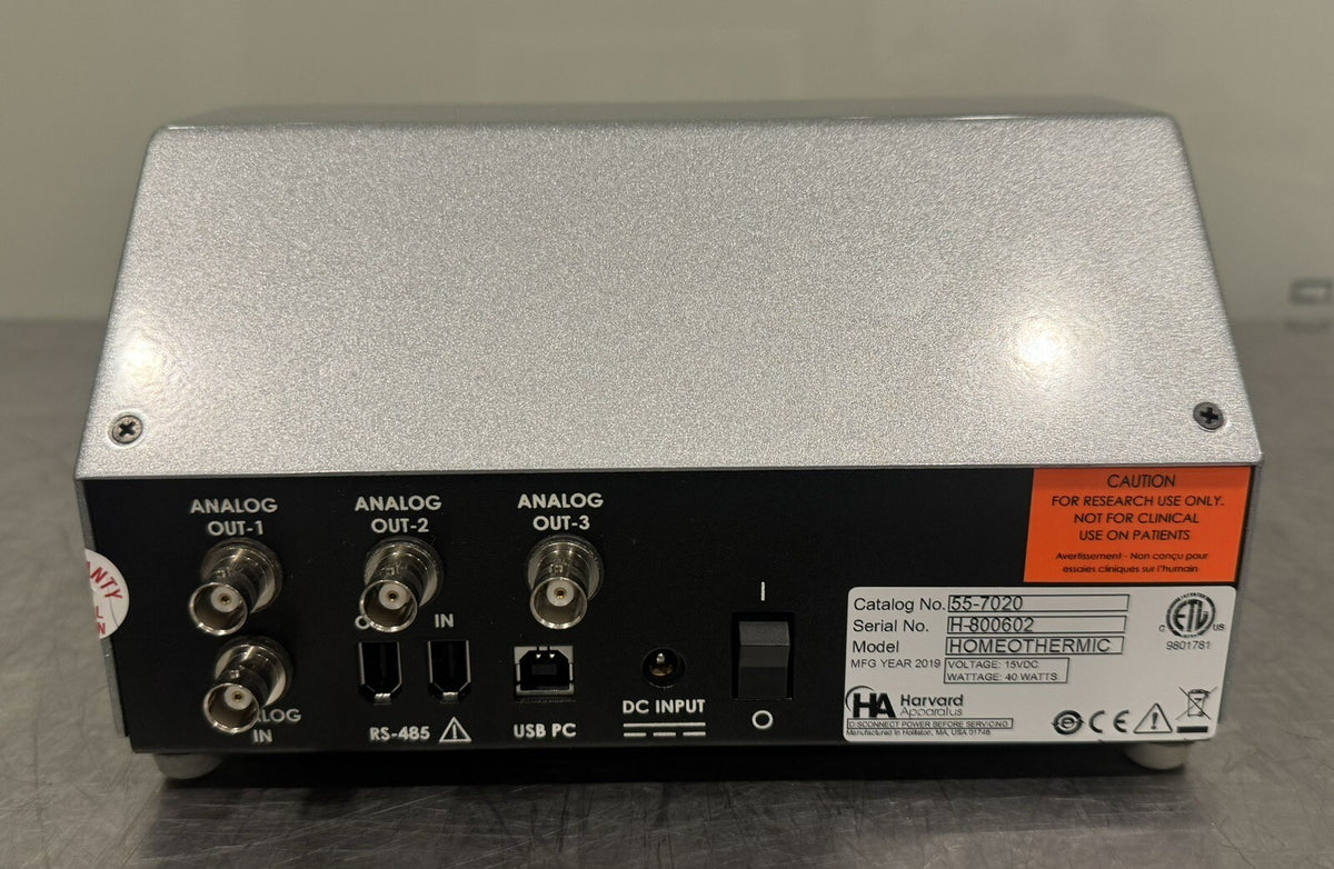 Harvard Aparatus Homeothermic Monitoring Controller W/ Pad  NEW! FREE SHIPPING!
