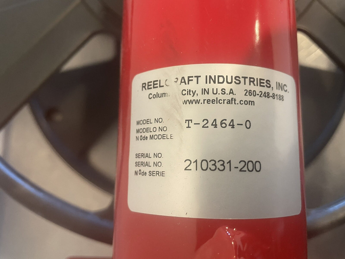 Reelcraft T-2464-0 Cable Reel Hand Crank Dual Stacked NEW! FREE SHIPPING!