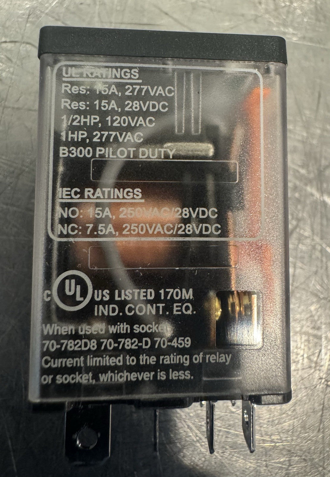 Schneider Electric 782XBXM4L-24D Relay General Purpose 15A 8 Pin 24 VDC NEW!