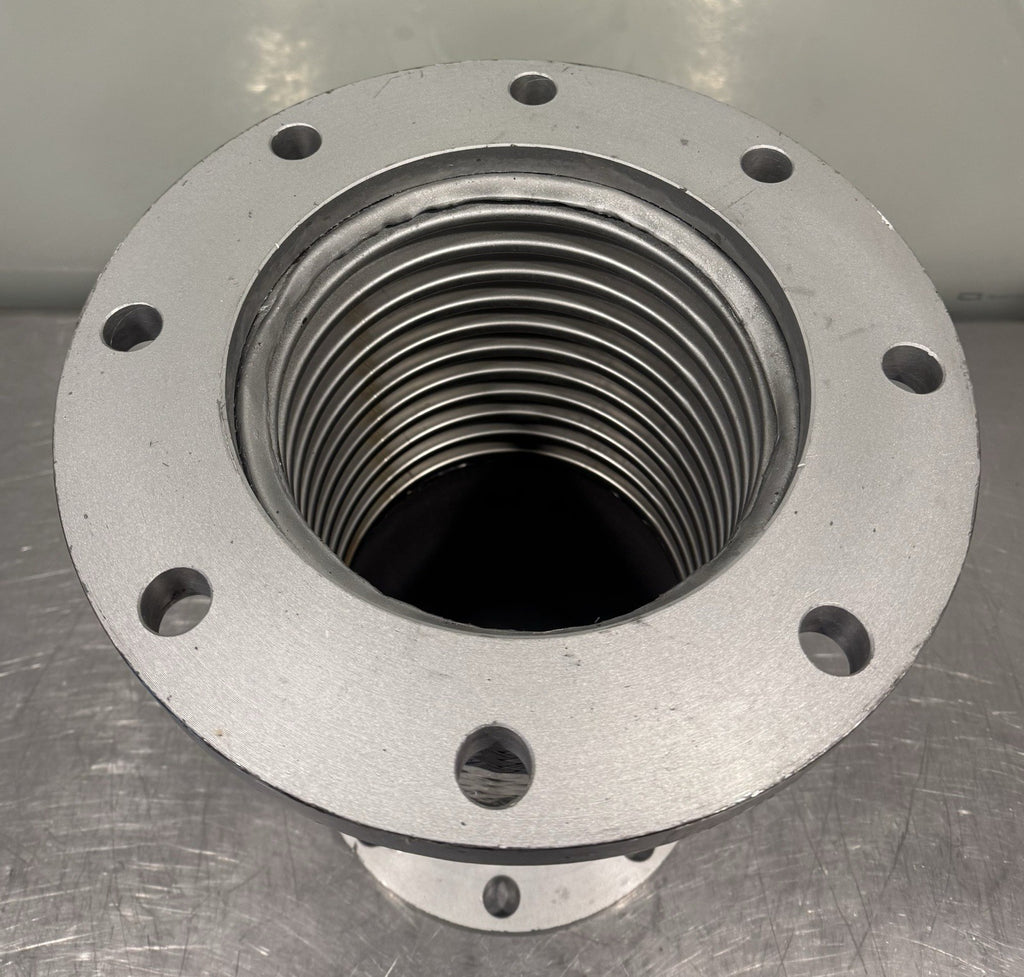 8" X 6" Reducer Flexible Braided Flanged 8 Hole Stainless Steel Braid 17” NEW!