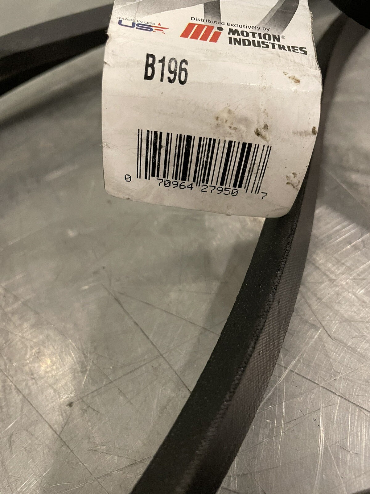 Timken B196 Conventional V Belt NEW! FREE SHIPPING!