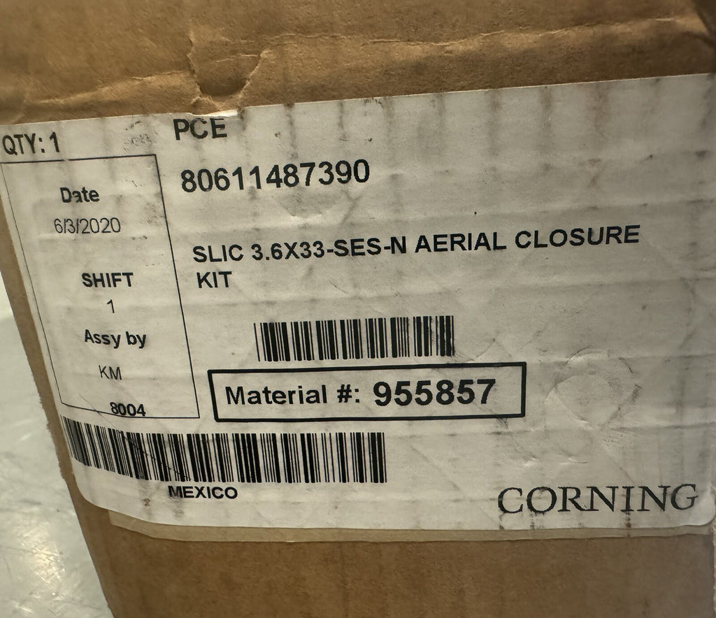Corning 80611487390 SLIC 3.6X33-SES-N Aerial Closure Kit NEW IN BOX! SHIPS FREE!