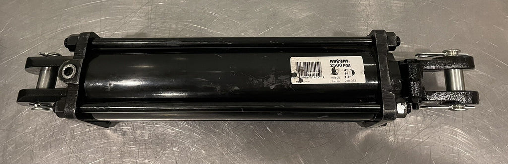 Maxim 218-363 Hydraulic Cylinder 4” Bore 14” Stroke 1.5” Rod 2500 PSI NEW!