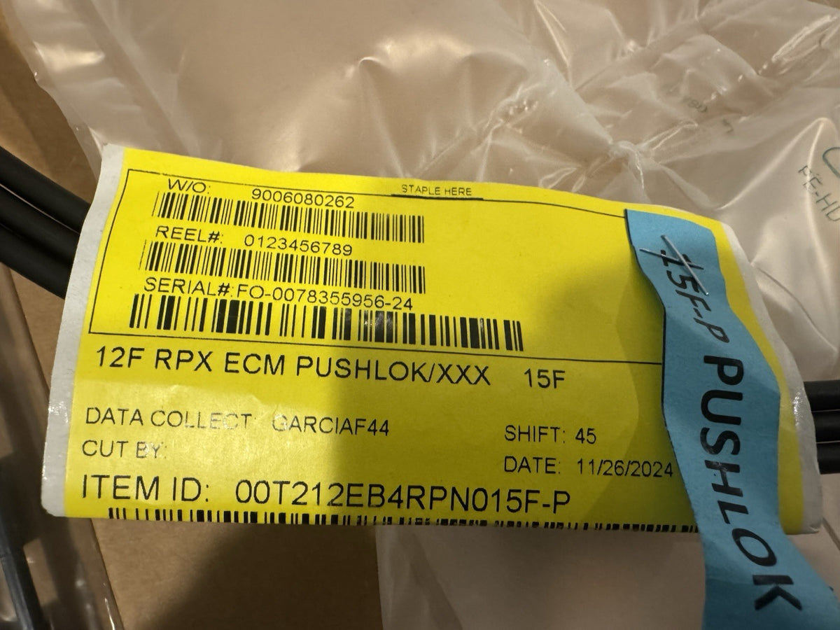 Corning TRK-MFPL-M OSC Tether Repair Kit Multi Fiber Pushlok Male NEW SHIPS FREE