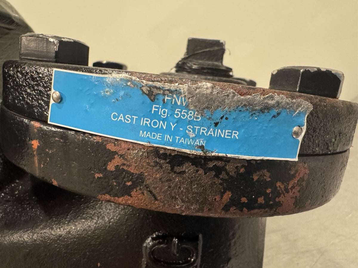 FNW 558B Y Strainer 3” Cast Iron NEW! FREE SHIPPING!
