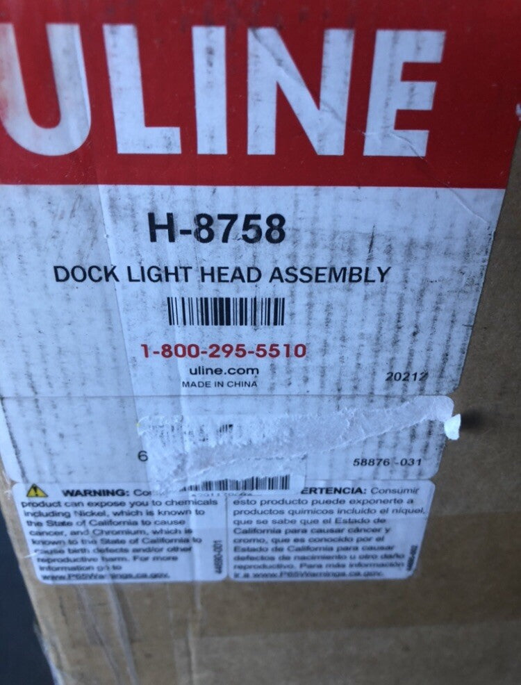 Uline H-8758 Shade Assembly Guard W/ Yoke Cord Socket NEW IN BOX. FREE SHIPPING!