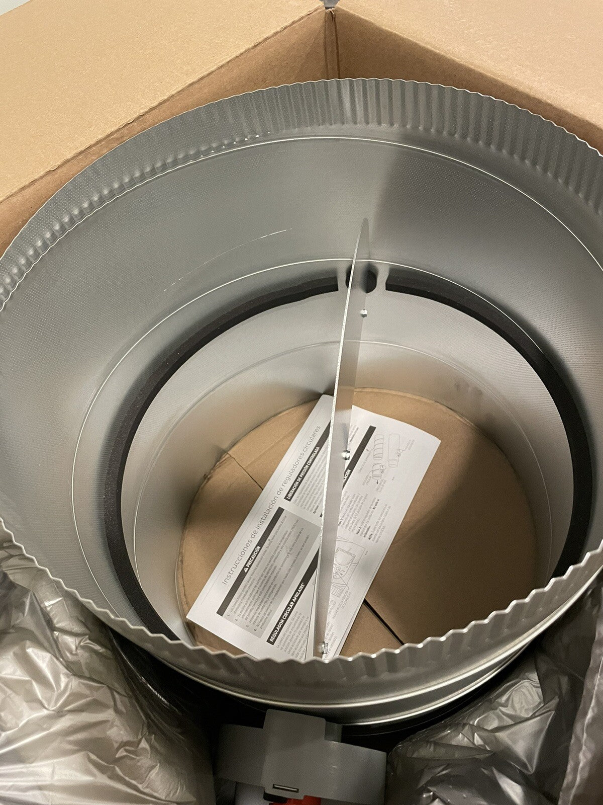 Aprilaire 6614 Round Zone Damper Normally Open Power Close NEW IN BOX!