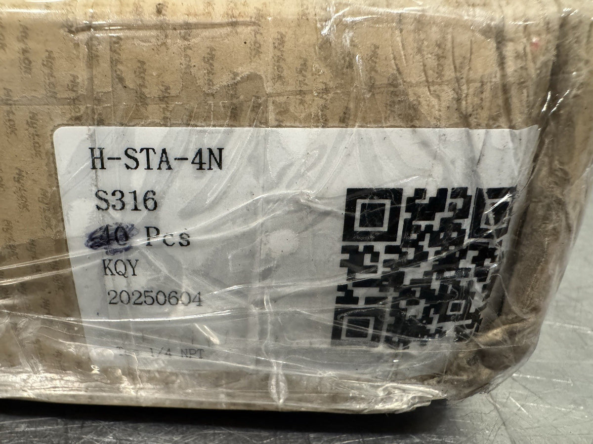 Hy-Lok H-STA-4N S316 Pipe Fitting Tee NEW! FREE SHIPPING!