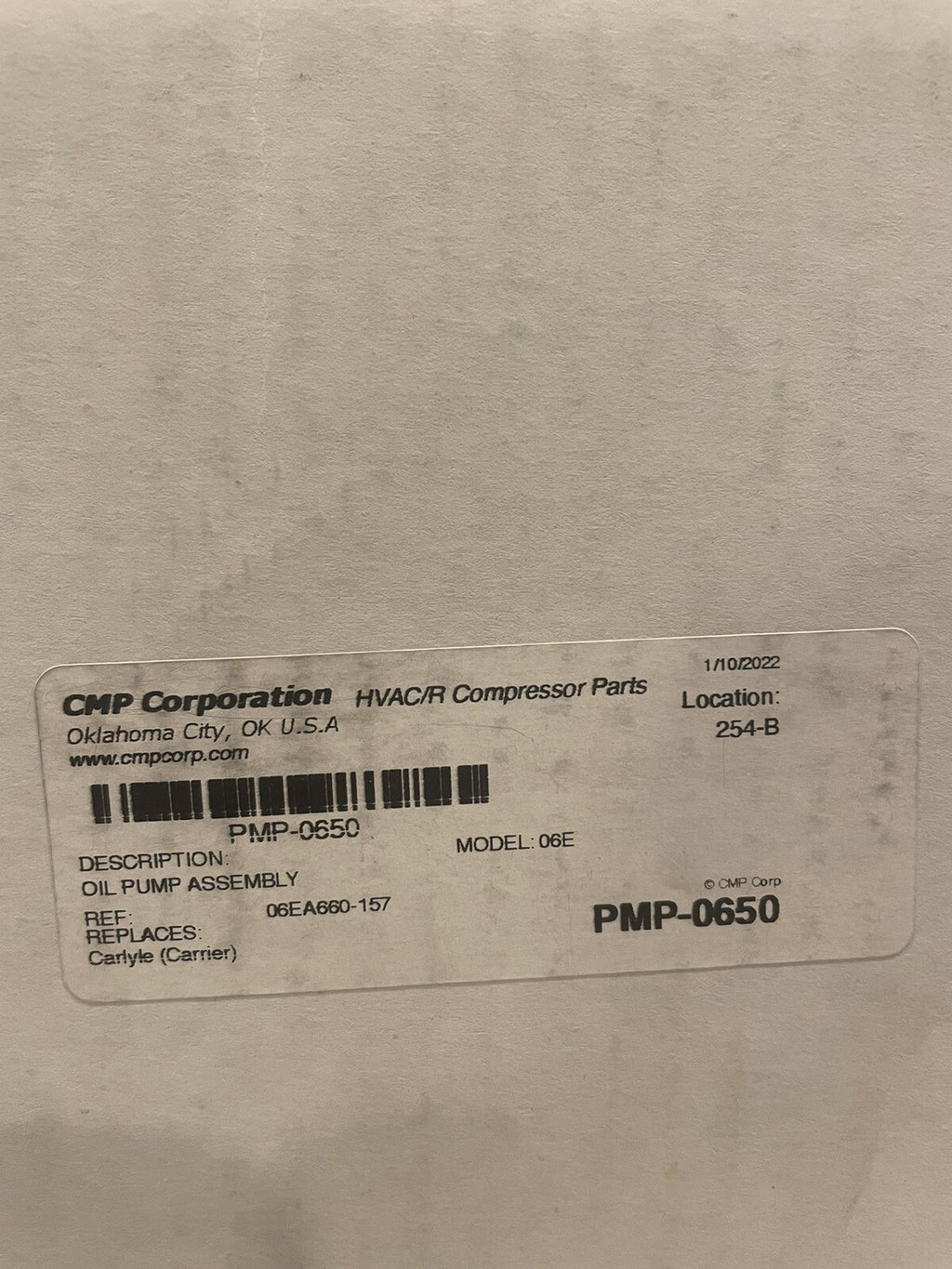 CMP PMP-0650 Oil Pump Assembly Kit Carrier 06E NEW! FREE SHIPPING!