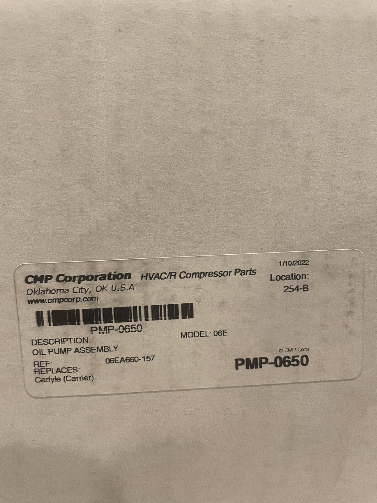 CMP PMP-0650 Oil Pump Assembly Kit Carrier 06E NEW! FREE SHIPPING!