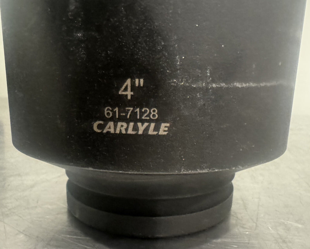 Carlyle 61-7128 4” Socket 6 Point 1” Drive NEW! FREE SHIPPING!