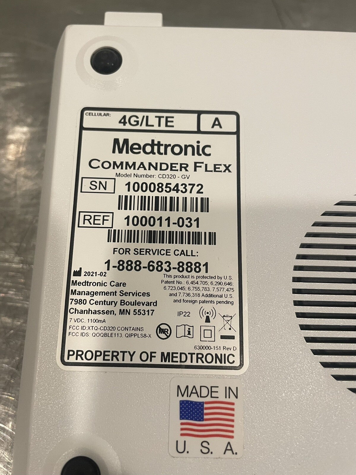 Medtronic 100011-031 Commander Flex CD320 Monitor System NEW! FREE SHIPPING!
