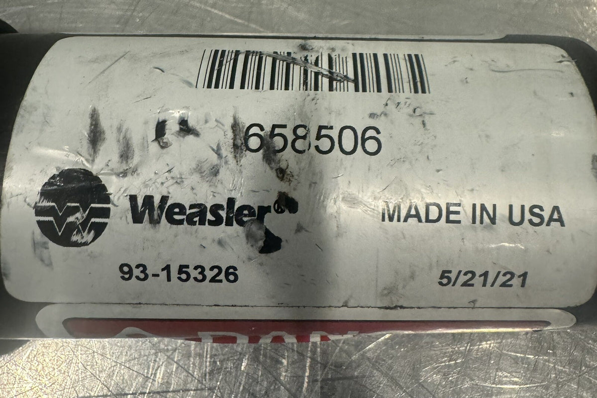 Weasler 658506 Damper Torsional Black PTO Shaft NEW! FREE SHIPPING!