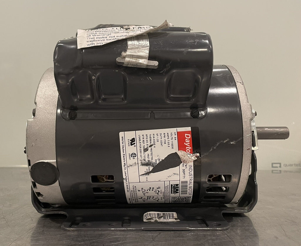 Dayton 30PT71 Motor Open Dripproof 3/4HP 1PH 1725 RPM NEW! FREE SHIPPING!
