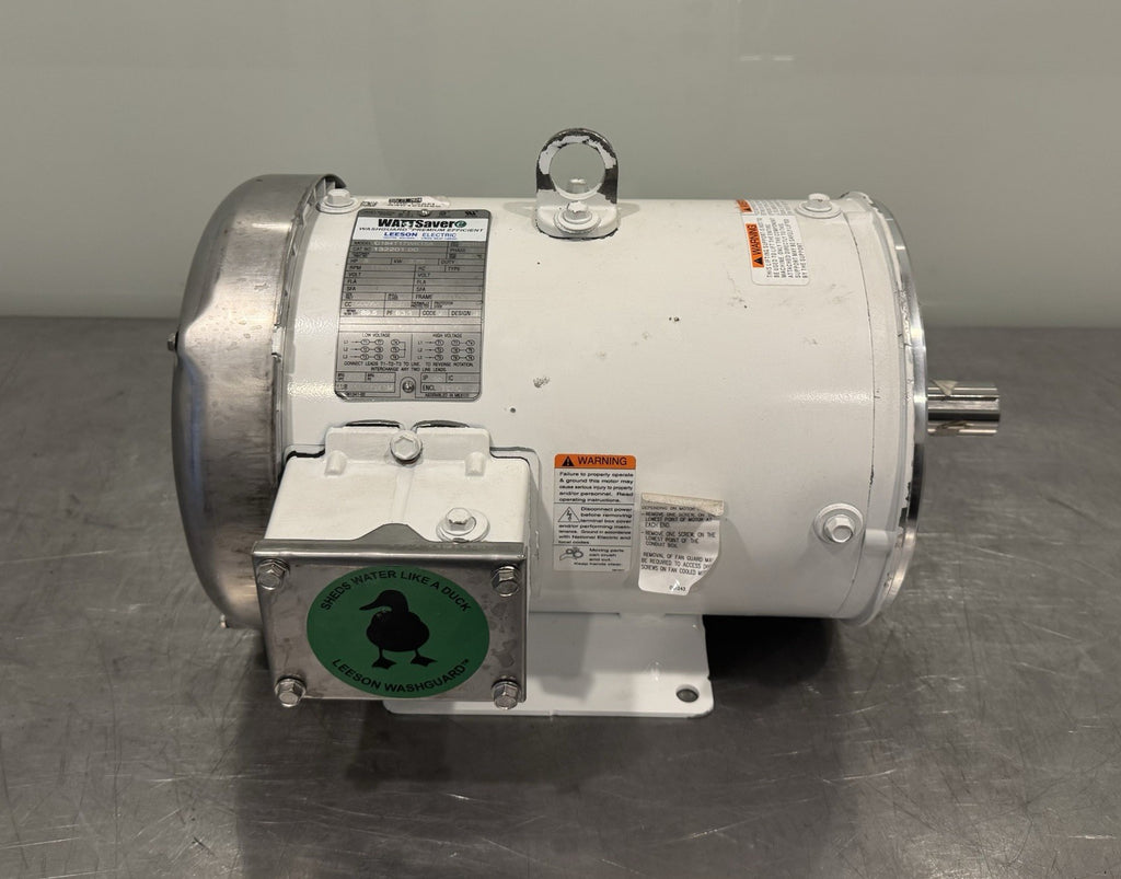 Leeson 132201.00 Motor 5HP 1760 RPM 230/460V C184T17WK15A NEW! FREE SHIPPING!