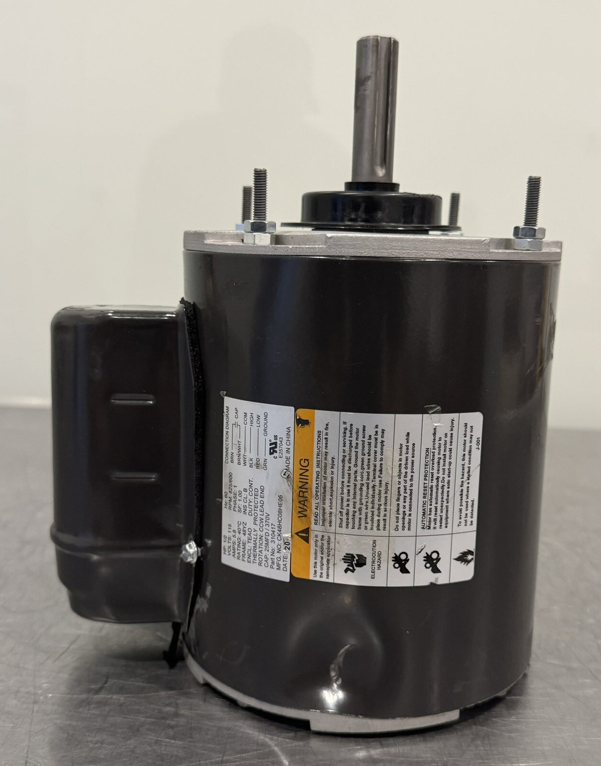 CK48HC08HE05 Motor 1/2HP 115V 48YZ 60Hz 310417 NEW! FREE SHIPPING!