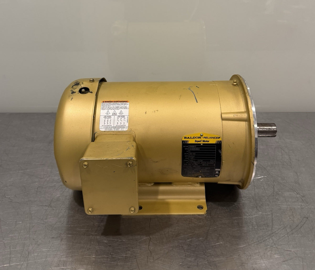 Baldor CEM3611T Motor 3HP 230/460V 1760 RPM 36A002S266G1 NEW! FREE SHIPPING!