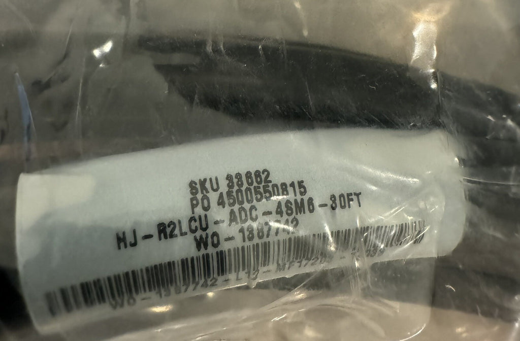 NWS 33662 Commscope HJ-R2LCU-ADC-4SM6-30FT Cable ASSY NEW! FREE SHIPPING!