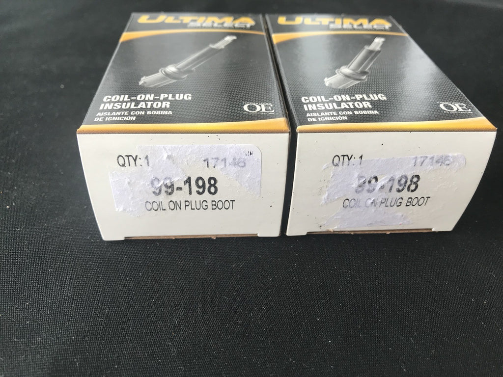 Ultima Select 99-198 Coil On Plug Insulator Boot Pack Of 2 NEW IN BOX