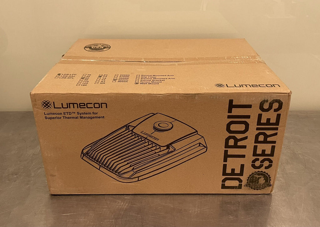 Lumecon Detroit LDS-LFC Large Full Cut Off LED Light Bronze 60W 8400 Lumens NEW!