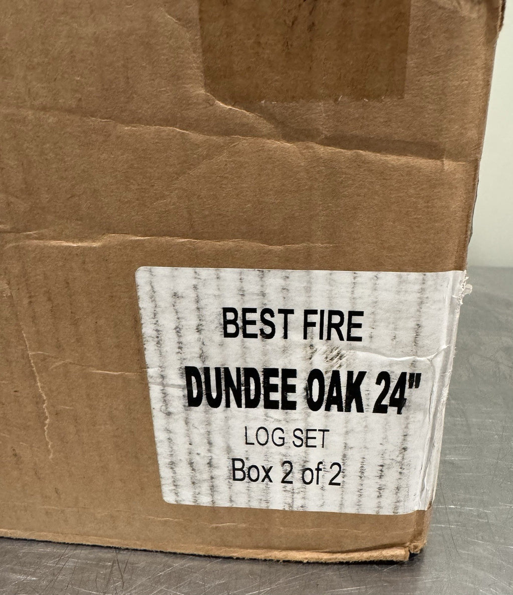 Best Fire Dundee Oak 24” Log Set ONLY! NEW IN BOX! FREE SHIPPING!