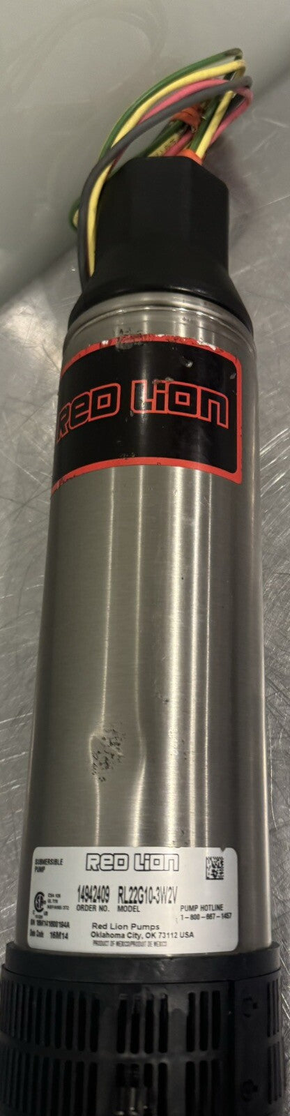 Red Lion RL22G10-3W2V Submersible Well Pump NEW! FREE SHIPPING!