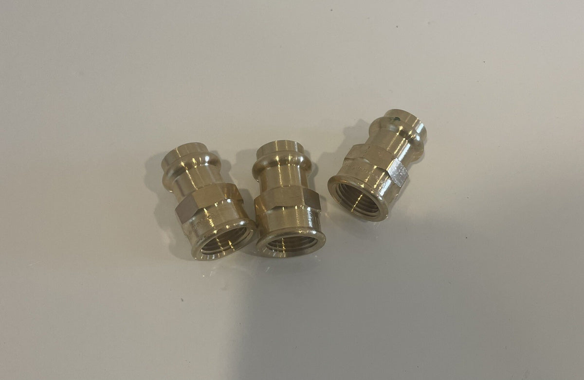 5UMD4 Low Lead Bronze Adapter 3PACK Press x FPT 1/2” X 1/2” NEW! FREE SHIPPING!