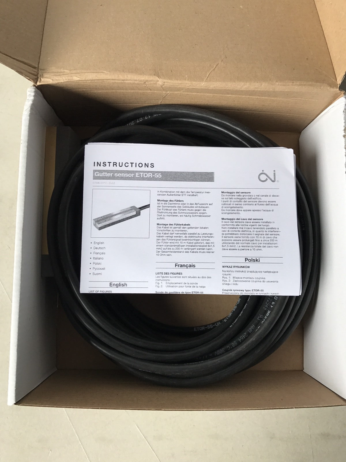OJ Electronics ETOR-55-US224 Gutter Sensor NEW