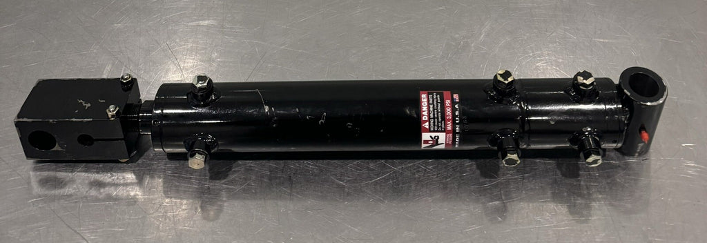 Hydraulic Cylinder 1.5” Rod 3” Bore 6 Port NEW! FREE SHIPPING!
