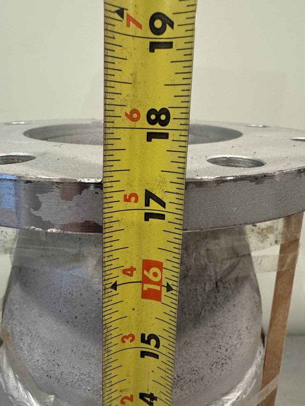 8" X 6" Reducer Flexible Braided Flanged 8 Hole Stainless Steel Braid 17” NEW!