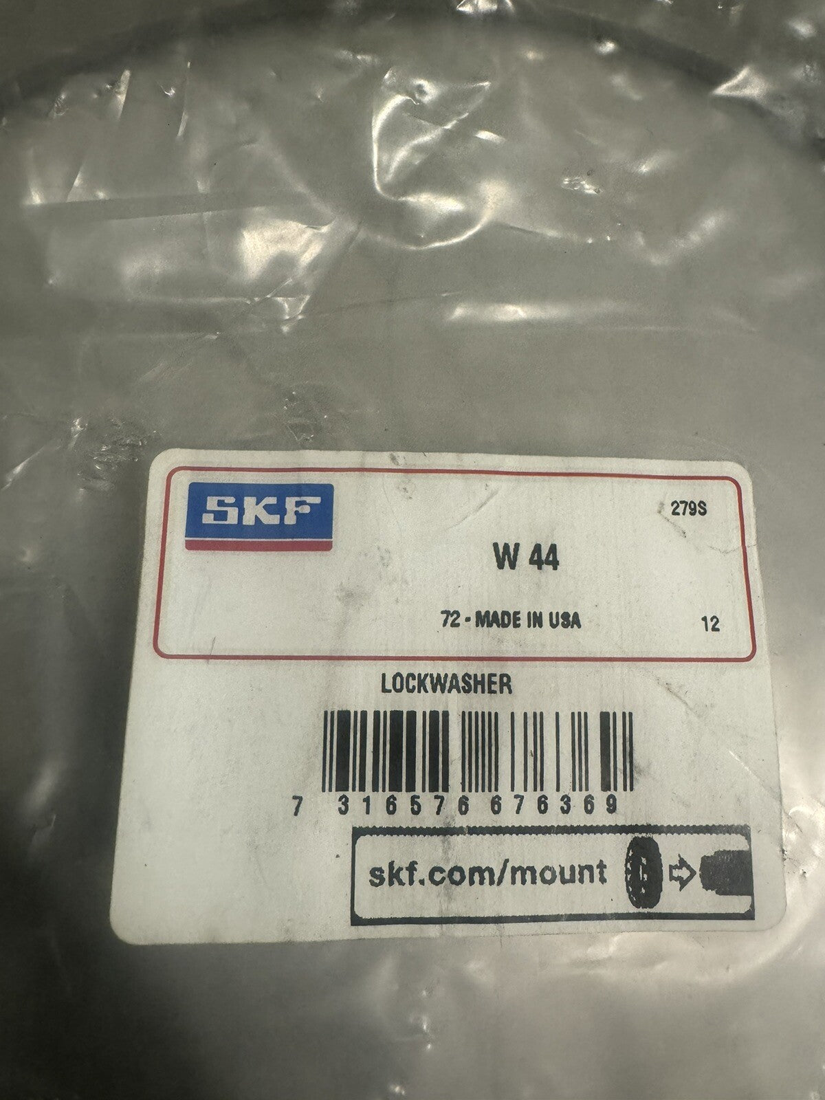 SKF W44 Bearing Lockwasher NEW! FREE SHIPPING!