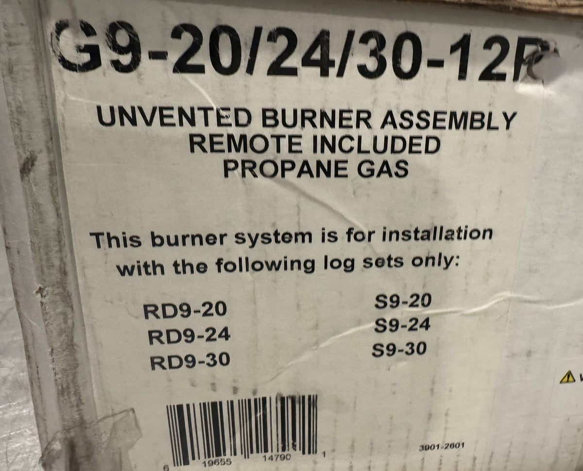 Real Frye G9-20/24/30-12P Vent Free Burner Propane W/ Remote NEW IN BOX!