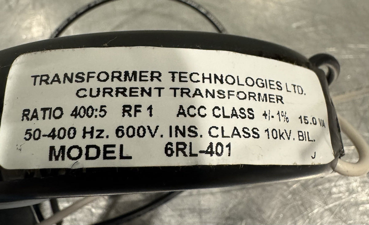 6RL-401 Current Transformer 400:5 Ratio 50-400Hz Class 1 15VA NEW! FREE SHIPPING