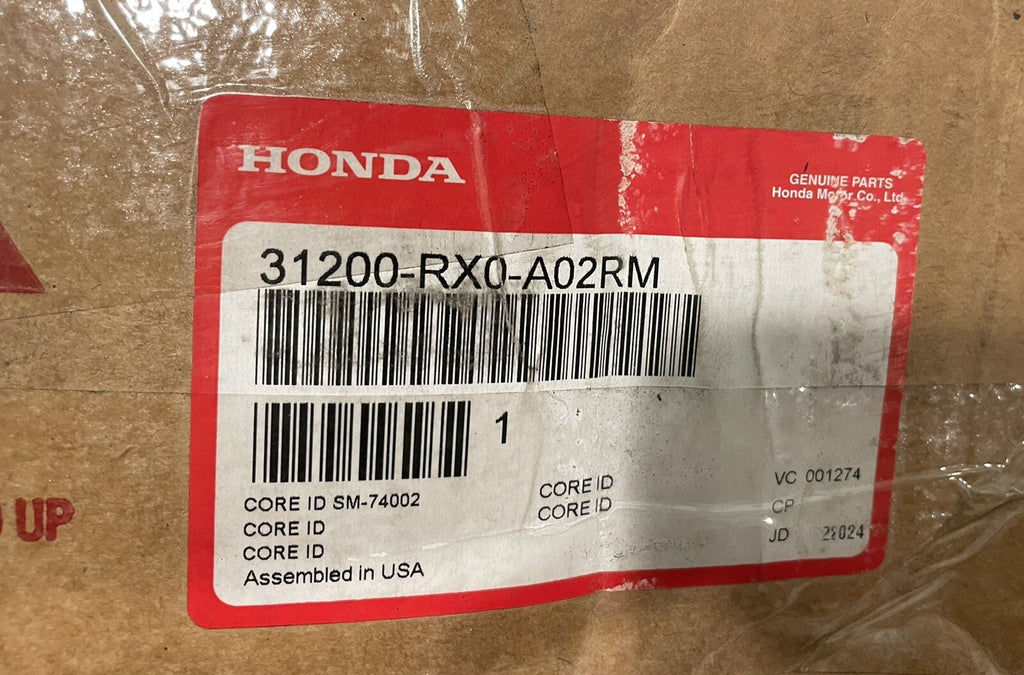 Honda 31200-RX0-A02RM Genuine Starter Motor ASSY NEW IN BOX! FREE SHIPPING!