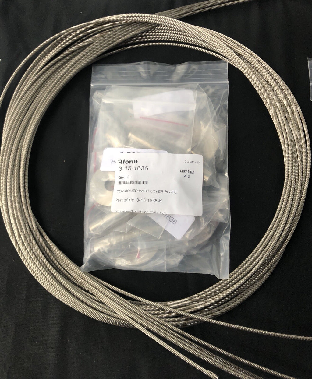 3Form SimpleSpec 200.08 Partition Hanging Kit NEW NO PARTITION INCLUDED