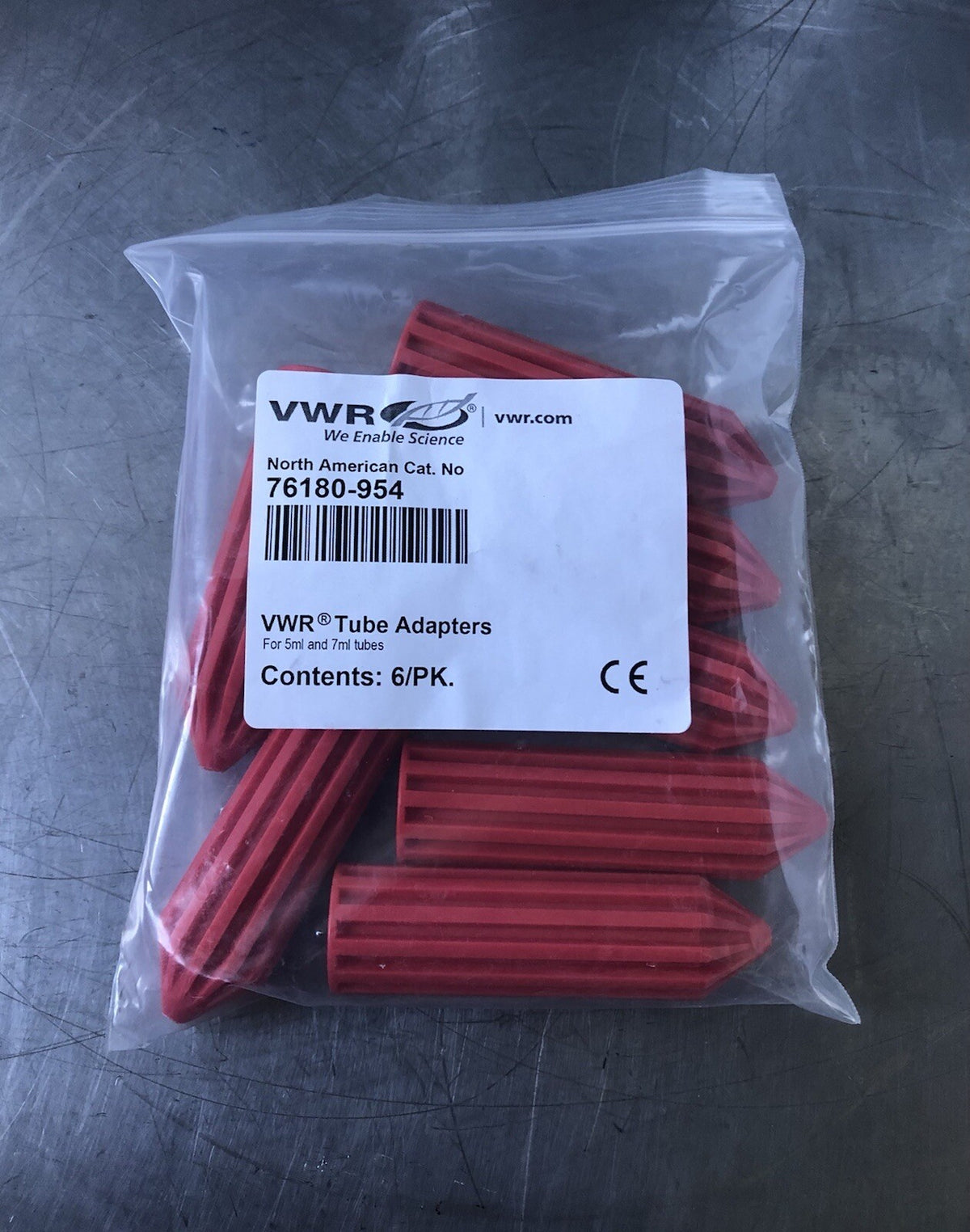 VWR 76180-954 Tube Adapters 6 PACK NEW!! FREE SHIPPING!!